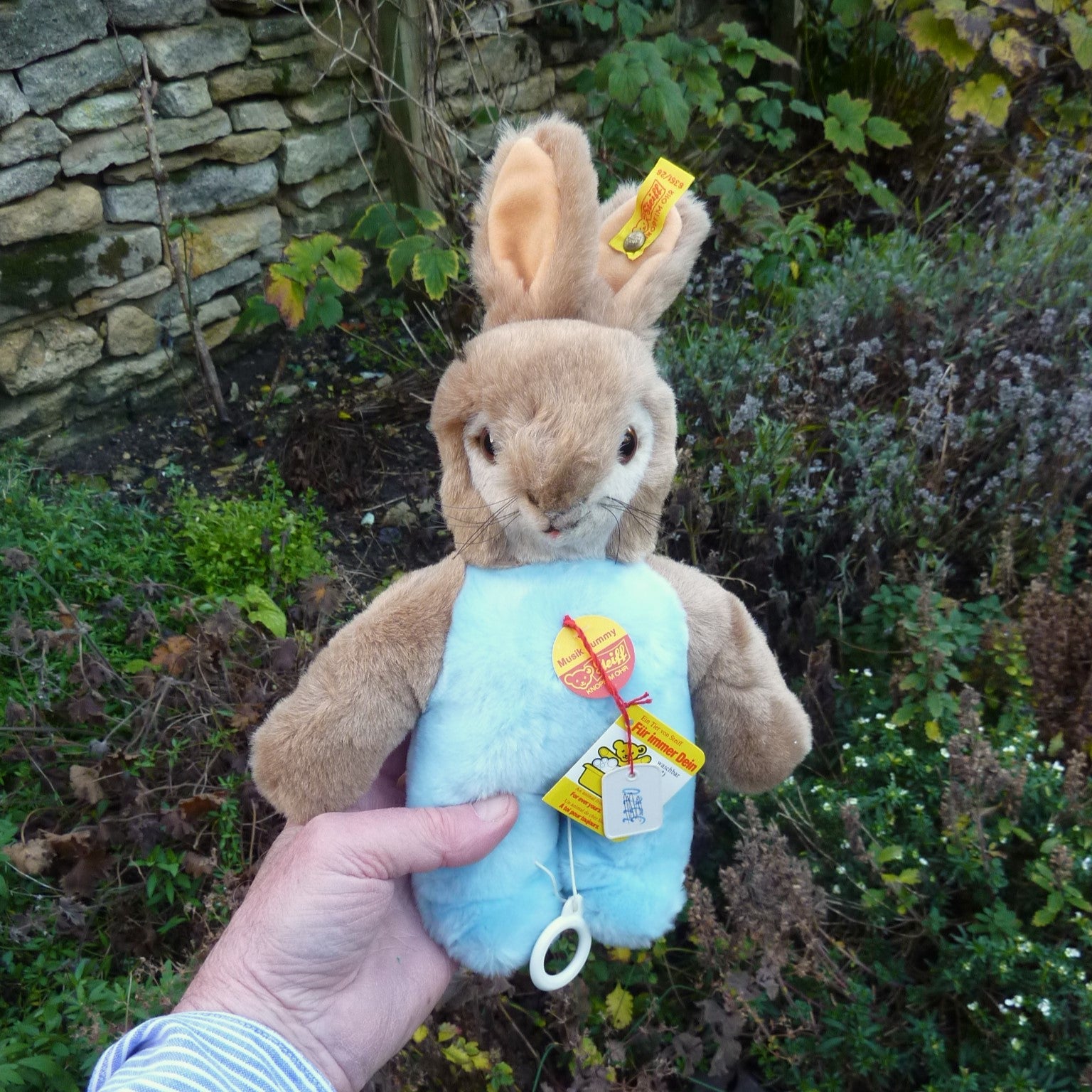Steiff Pummy Musical Rabbit, from the Steiff Archives, made in